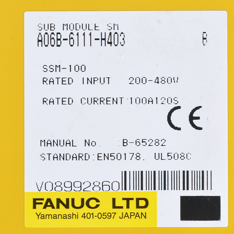 Free sample for Used Fanuc Robots - Fanuc drives A06B-6111-H403 Fanuc SUB moudle SM A06B-6111-H401 A06B-6111-H402 – Weite detail pictures